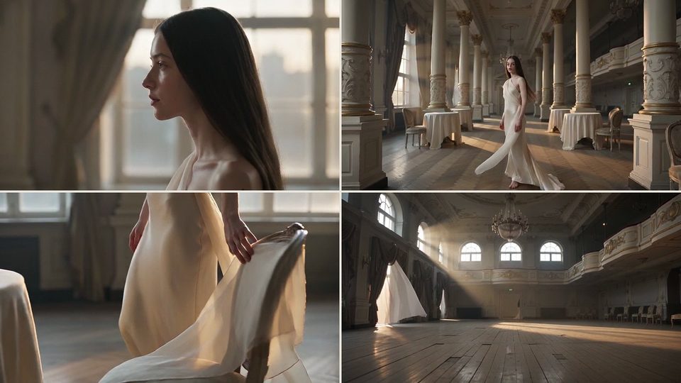 버린 이야기 빛의 잔상: 연회장 장면 4컷